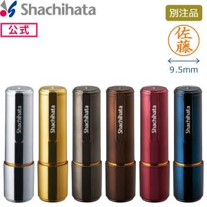 印面付きシヤチハタ公式 ネーム9 メタリックカラー シャチハタ シヤチハタ 浸透印 ネーム印 スタンプ 印鑑 三文判 はんこ オフィス