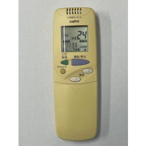 T146-316☆サンヨー SANYO☆エアコンリモコン☆RCS-AR4A(K