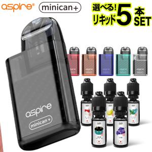 VAPE POD ASPIRE minican+ 電子タバコ ベイプ アスパイア ミニカン プラス ベイプ スターターキット 本体 おすすめ タール ニコチン0 禁煙 電子たばこ 最新