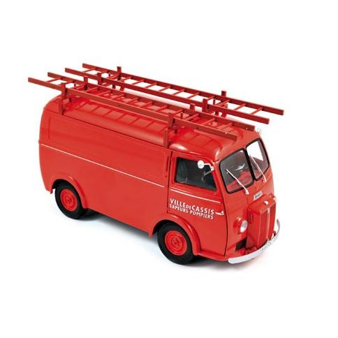 ノレブ　1/18　 プジョー 　D4A　 1955　 はしご消防車　 レッド　はしごが脱着が可能でド...