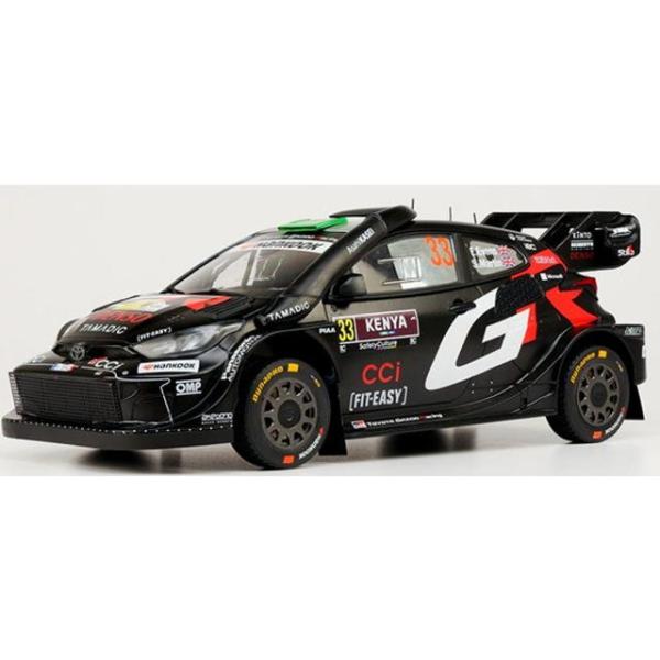 イクソ　1/18　トヨタ GR ヤリス ラリー1 2025年 ラリーケニア 優勝 No.33 E.E...