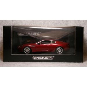 ミニチャンプス　1/43　アストンマーチン　DB9　2009　レッドメタリック