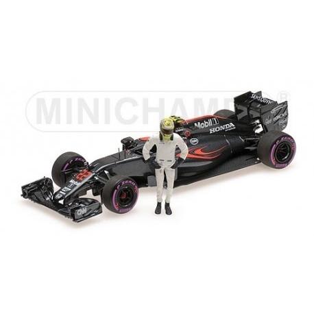 PMA　1/43　マクラーレン ホンダ MP4-31 ジェンソン・バトン アブダビGP 引退レース ...