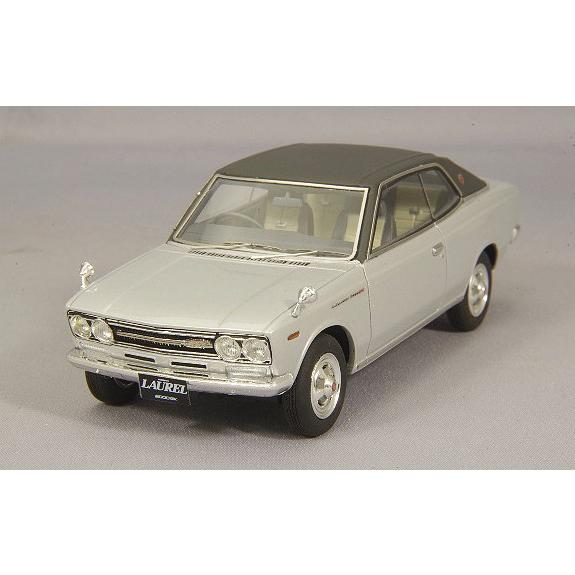 ENIF 1/43 日産 ローレル 2000GX 2ドア ハードトップ 1970年型 グランドシルバ...