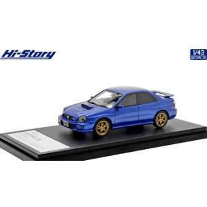 ハイストーリー 1/43 スバル レガシー B4 RSK 2001 ノーティックブルー