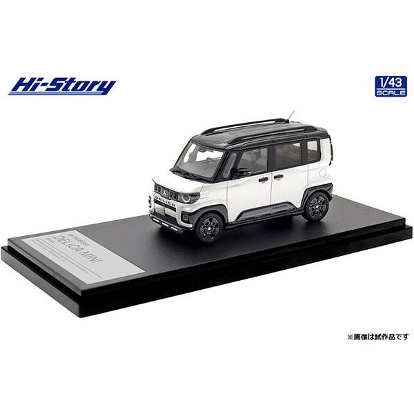 インターアライド Hi-Story 1/43 三菱 DELICA MINI(2025)ホワイトパール...