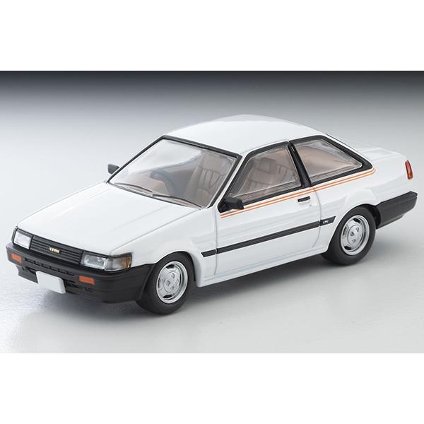 トミーテック　1/64　トヨタ カローラレビン 2ドア ライム（白）83年式