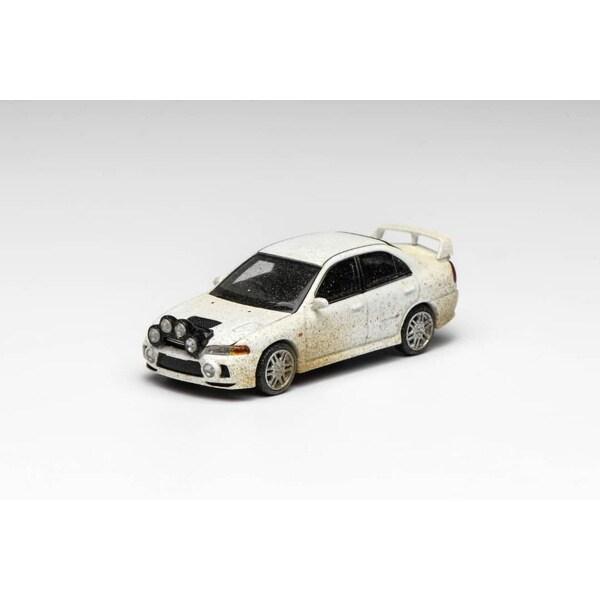 MOTORHELIX 1/64 三菱 ランサー エボリューション IV ウェザリング仕様 ライドポッ...