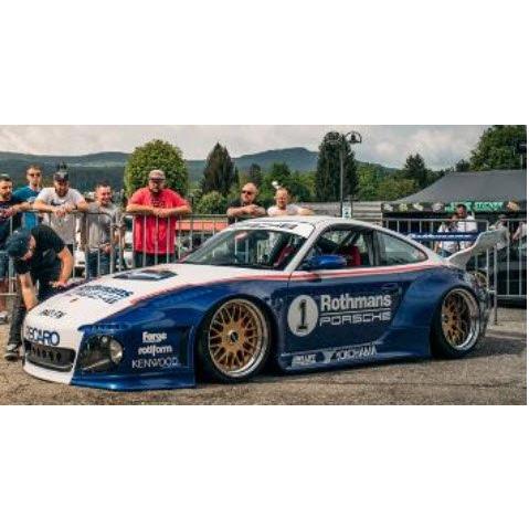 イクソ　1/43　Old and New 997 ホワイト/ブルー　ロスマンズカラー