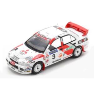 スパーク　1/43　三菱 ランサー エヴォリューション III No.3 2位　ラリー 香港 - 北...