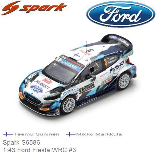 スパーク　1/43　フォード フェスタ WRC M-Sport Ford WRT No.3 Rall...