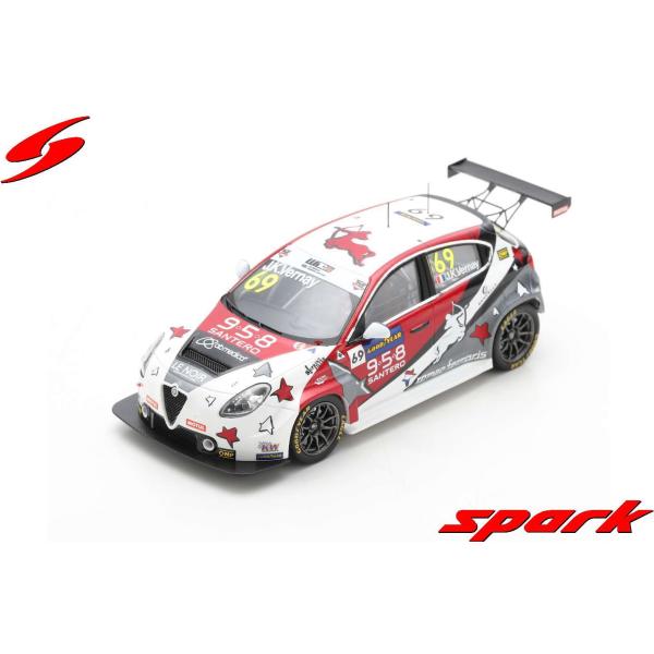 スパーク　1/43　アルファロメオ ジュリエッタ TCR No.69 Team Mulsanne 優...
