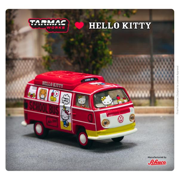 ターマックワークス　1/64　VW Type II (T2) Bus ハローキティ