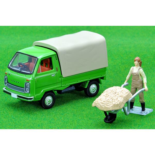 トミーテック　1/64　ホンダ TN-V スーパーデラックス フィギュア付 (緑)