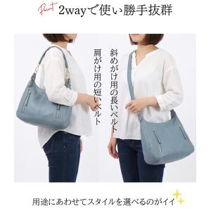 本革 ショルダーバッグ レディース 肩がけ 斜...の詳細画像4