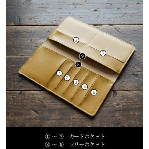 メンズ財布 二つ折り 1cm 本革 レザー 革...の詳細画像5