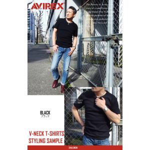 AVIREX アビレックス ( Vネック クル...の詳細画像5