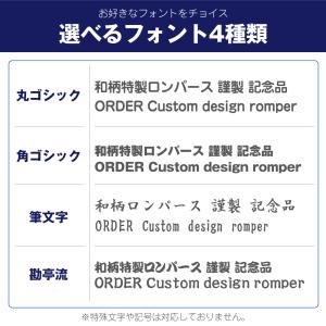 ロンパース 名入れ 商店風 男の子 女の子 出...の詳細画像3