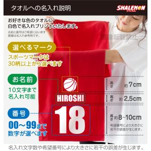 名入れ タオル スポーツ アイコン ( 名入れ...の詳細画像1