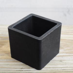 BLACK PLASTIC POT【CUBE ...の詳細画像1