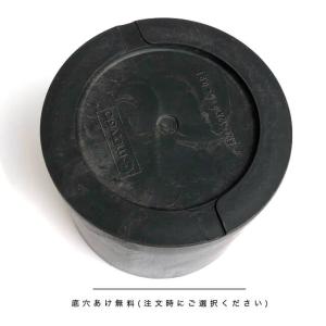BLACK PLASTIC POT【CYLIN...の詳細画像2