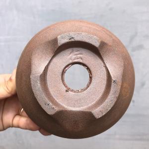 伝市鉢 コウロ型【素焼き】4号 植木鉢 陶器 ...の詳細画像1