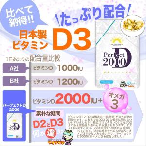 ビタミンD サプリ 高濃度 ビタミンD3 20...の詳細画像2