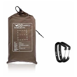 DDタープ 3x3 DD Tarp タープ 3×3 高破断強度 カラビナ付