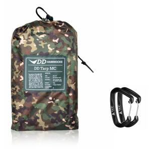 DDタープ 3x3 DD Tarp タープ 3×3 高破断強度 カラビナ付