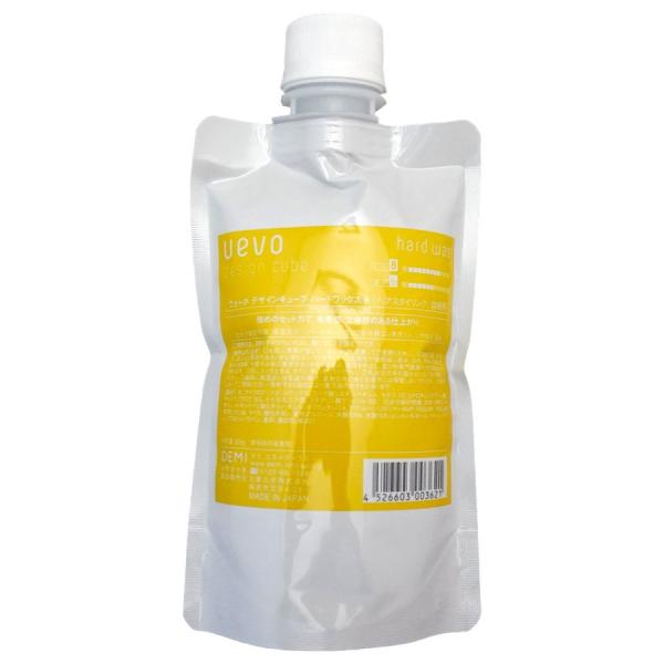 デミ ウェーボ UEVO デザインキューブ ハードワックス　詰め替え 200g　DEMI　メンズスタ...