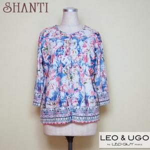 【SALE】20％OFF　￥27,500--＞￥22,000  LEO & UGOレオ＆ユーゴ　アンサンブル　ブルー　　LEOGUY-TEJT945｜shanti-shop