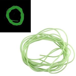 SHADDOCK 夜光チューブ 5M 釣りクッションゴム 釣り仕掛け 3mm グリーン 絡み防止チューブ 集魚力 ライン保護力UP