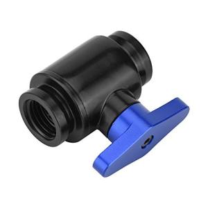 Richer-R G1 / 4 "水ボールバルブ ハンドル付き 内部糸 超耐久性 コンピュータウォーター冷却システム対応(ブルー)