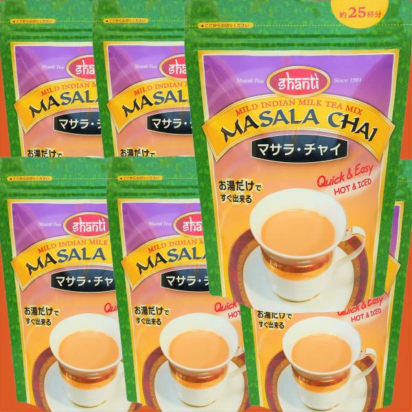 シャンティ　マサラチャイ　お徳用380g　6パック