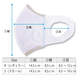 【夏マスク・日本製】吸水速乾素材で驚きのフィッ...の詳細画像4
