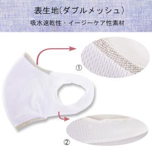 【夏マスク・日本製】吸水速乾素材で驚きのフィッ...の詳細画像5