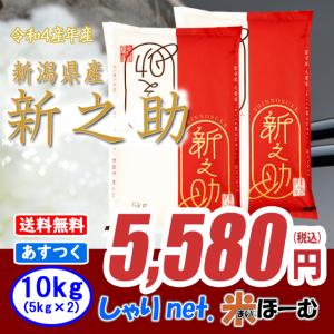 新之助 お米 米 白米 10kg 5kg×2袋 令和4年産 送料無料 (一部地域除く) 新潟県産 【ギフト】