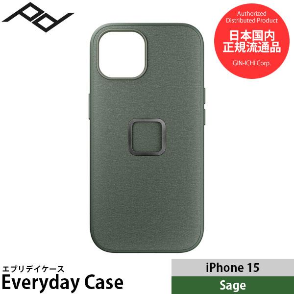 ピークデザイン M-MC-BH-SG-1 エブリデイケース iPhone15用 セージ 【メール便 ...