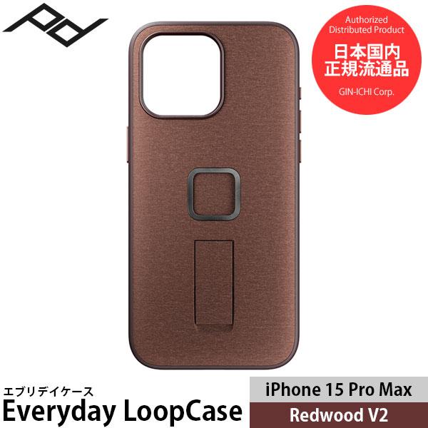 ピークデザイン M-LC-BL-RD-2 エブリデイループケース iPhone15ProMax用 V...