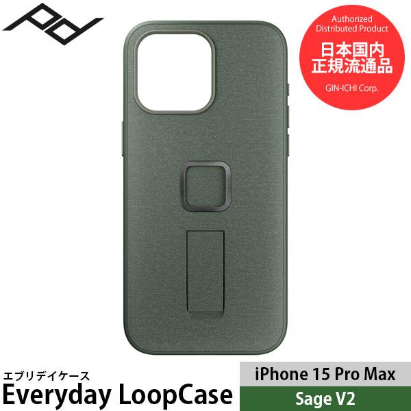 ピークデザイン M-LC-BL-SG-2 エブリデイループケース iPhone15ProMax用 V...