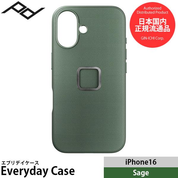 ピークデザイン M-MC-BS-SG-1 エブリデイケース iPhone16用 セージ / ナイロン...