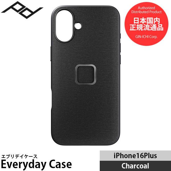 ピークデザイン M-MC-BT-CH-1 エブリデイケース iPhone16Plus用 チャコール ...