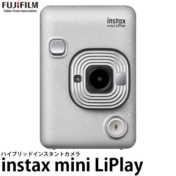 フジフイルム ハイブリッドインスタントカメラ チェキ instax mini LiPlay ストーン...
