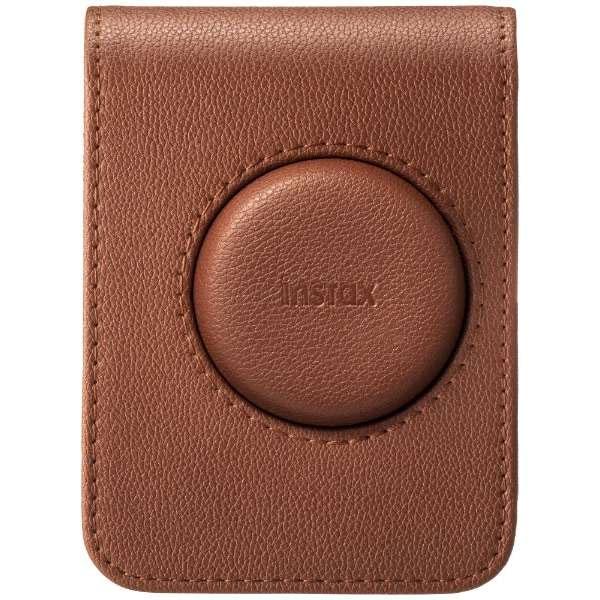フジフイルム INSTAX mini Evo カメラケース BROWN 【送料無料】【即納】