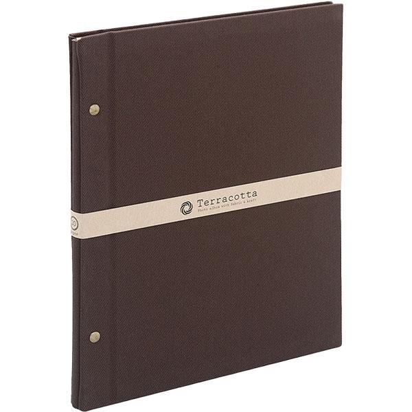 ナカバヤシ TER-A4F-160-BR テラコッタ フリーアルバム A4 ブラウン 【メール便 送...