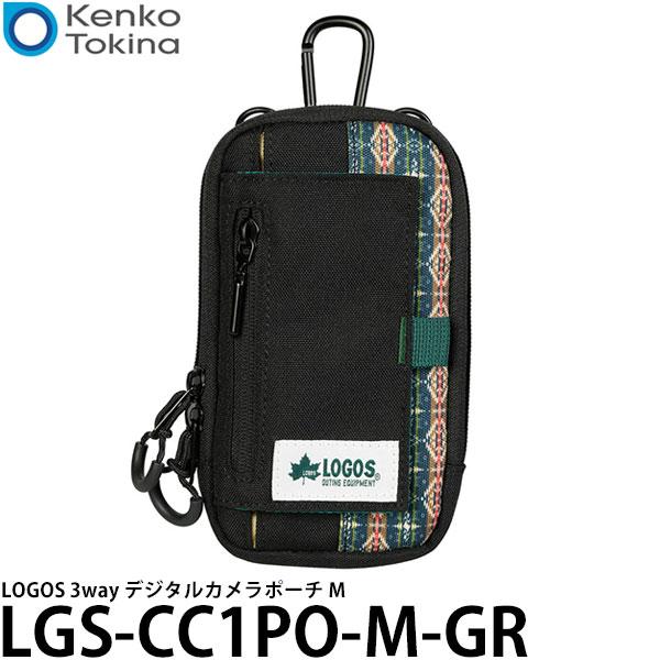 ケンコー・トキナー LGS-CC1PO-M-GR LOGOS 3way デジタルカメラポーチ M 【...