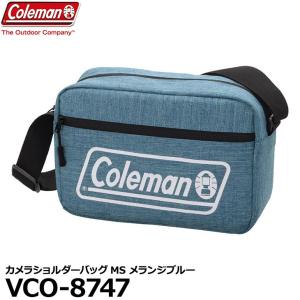 エツミ VCO-8747 コールマン カメラショルダーバッグMS メランジブルー
