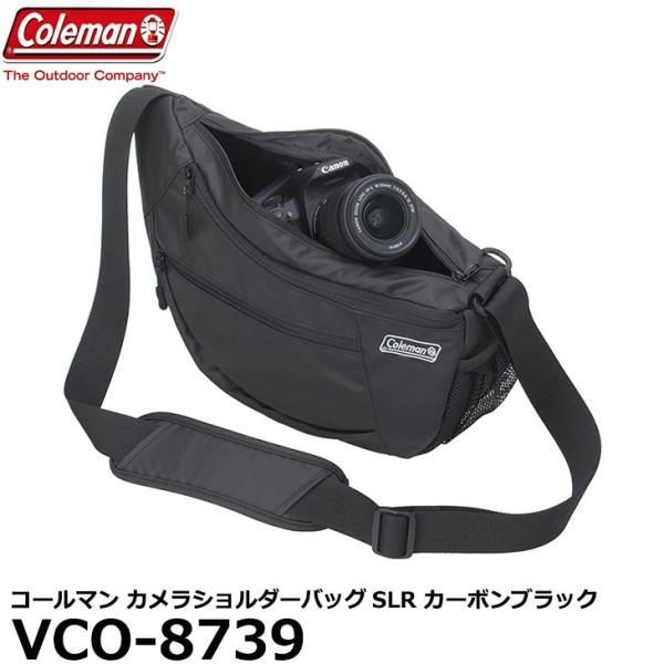 エツミ VCO-8739 コールマン カメラショルダーバッグSLR カーボンブラック 【送料無料】