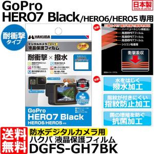 （5月25日終了）【メール便 送料無料】 ハクバ DGFS-GH7BK アクションカメラ用液晶保護フィルム 耐衝撃タイプ GoPro HERO7 Black/HERO6/HERO5専用 【即納】