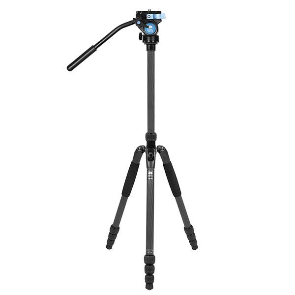 SIRUI T-024SK+VA-5X-JP カーボンファイバー三脚 4段 ビデオ雲台セット 【送料...